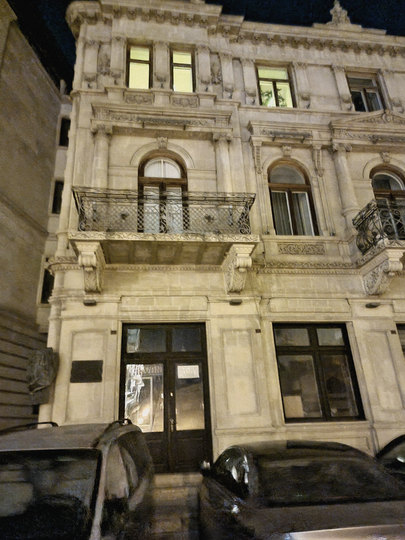 Historic facade in the city centre