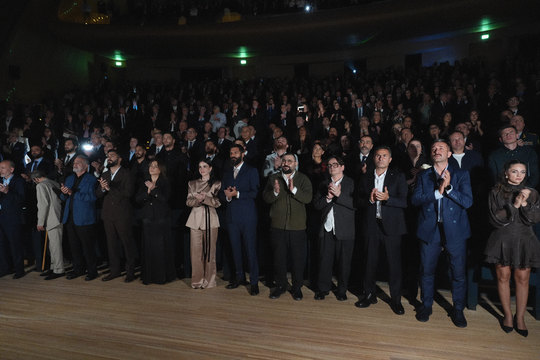 Standing ovation after the screening