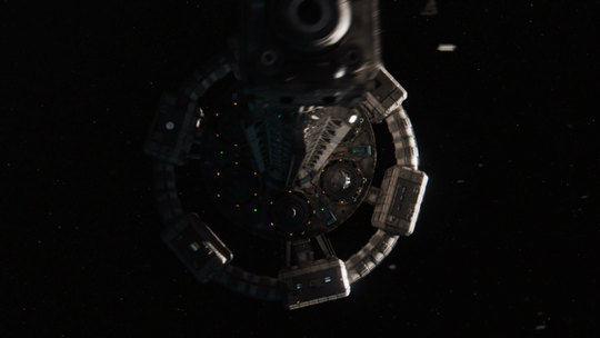 The ship ring in close-up